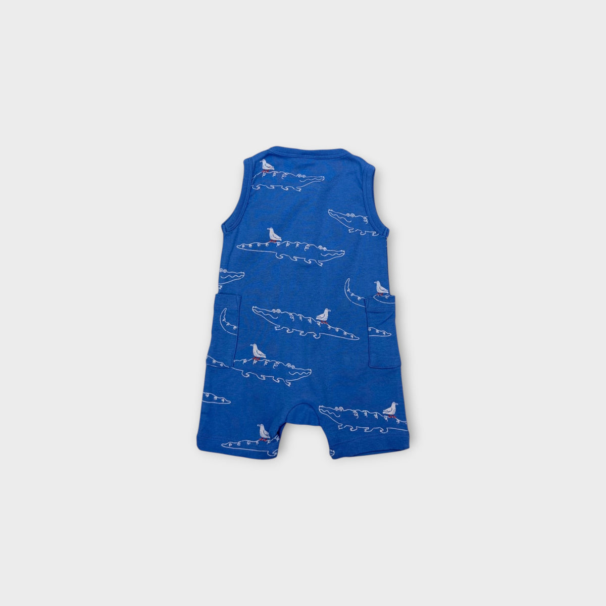 Nature Baby Croc Print Jumpsuit, Size 00