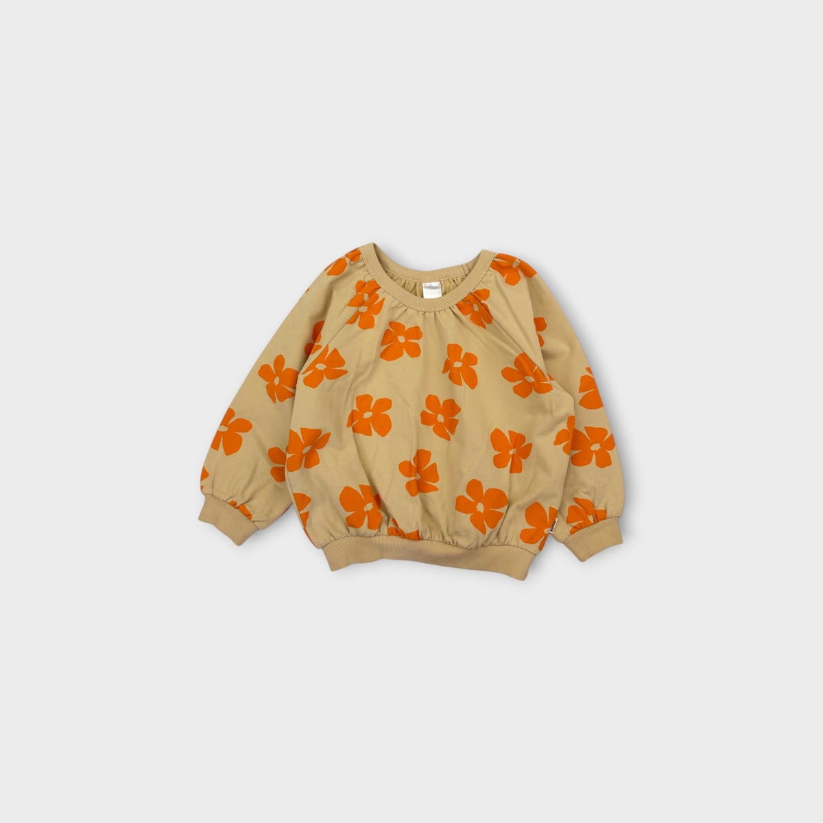 Flower Print Relaxed Jumper, Size 2