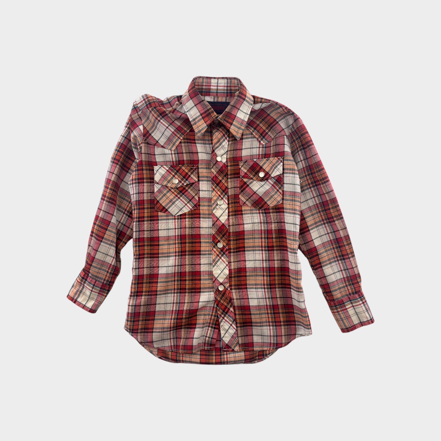 Vintage Plaid Shirt, Size 8