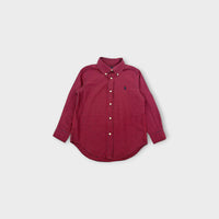 Red & Navy Check RL Shirt, Size 4