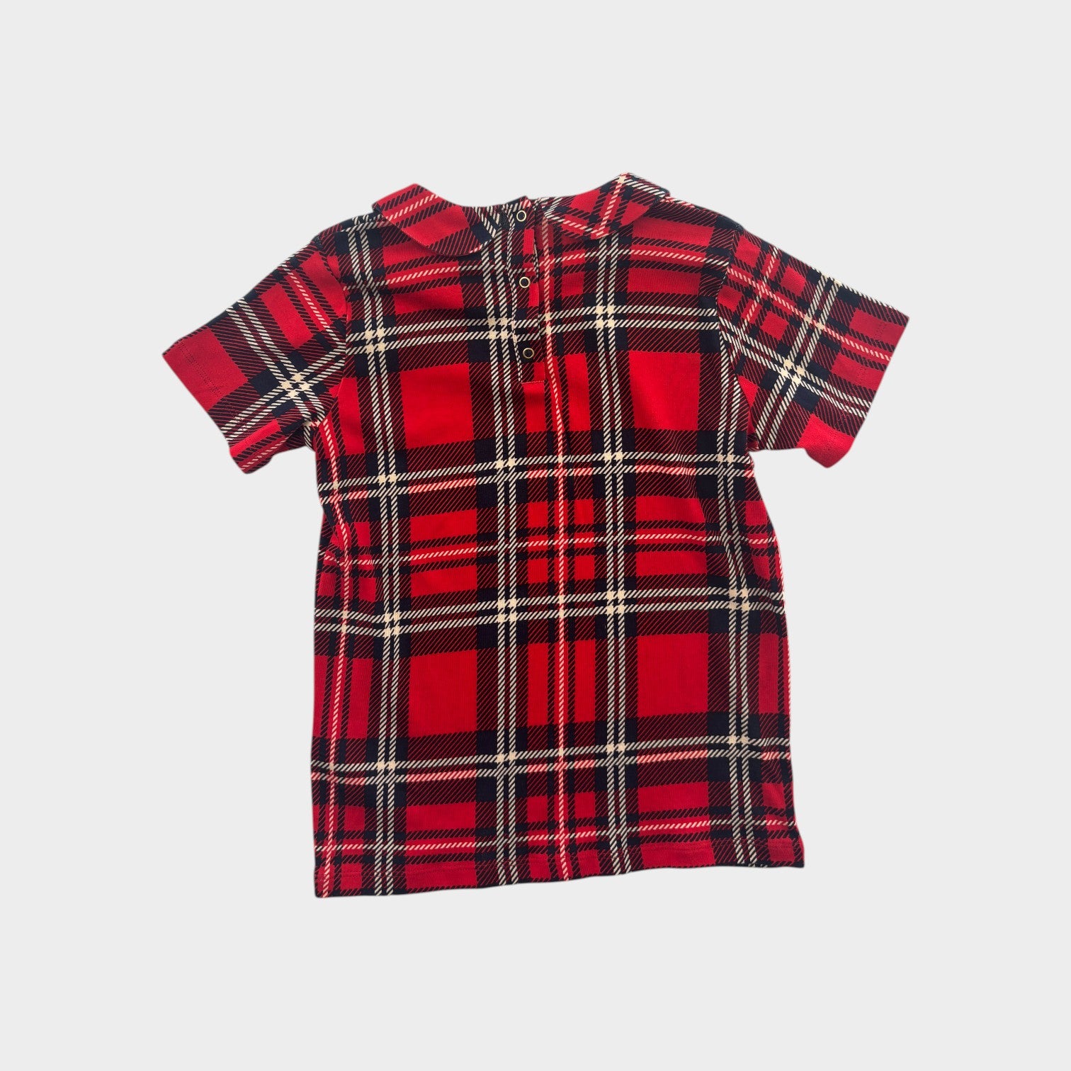 Mini Rodini Red Plaid Top, Size 7-8