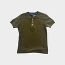 RL Green Henley T-Shirt, Size 7