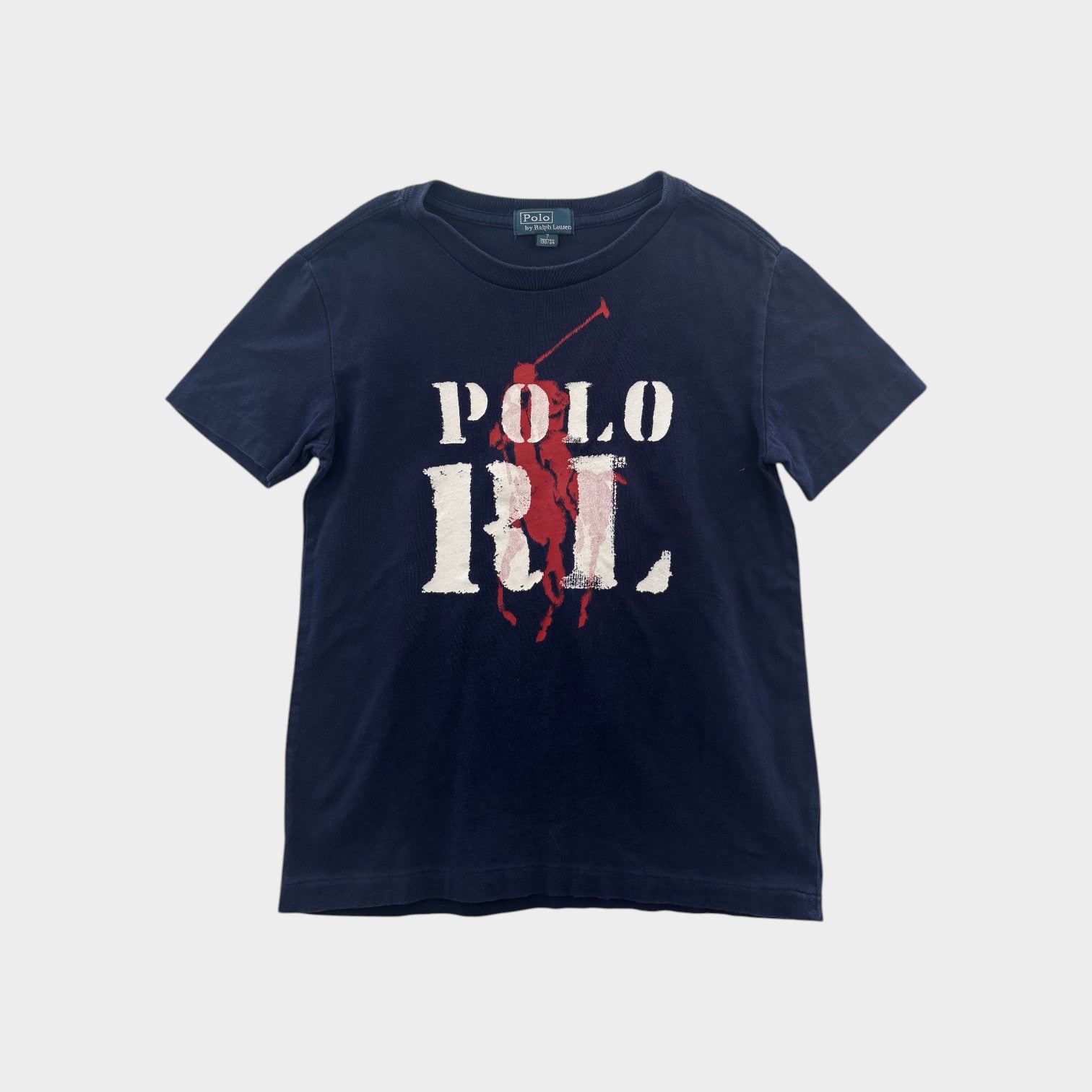 RL Polo Navy T-Shirt, Size 7