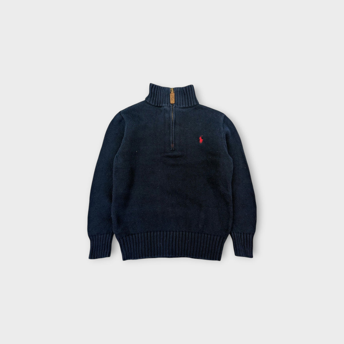 Polo Ralph Lauren Navy Quarter Zip, Size 4-5