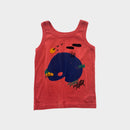 Bobo Choses Dusty Red Singlet, Size 8