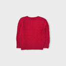 Polo Ralph Lauren Red Cable Knit Jumper, Size 5