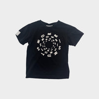 Norris Nuts Black T-Shirt, Size 8