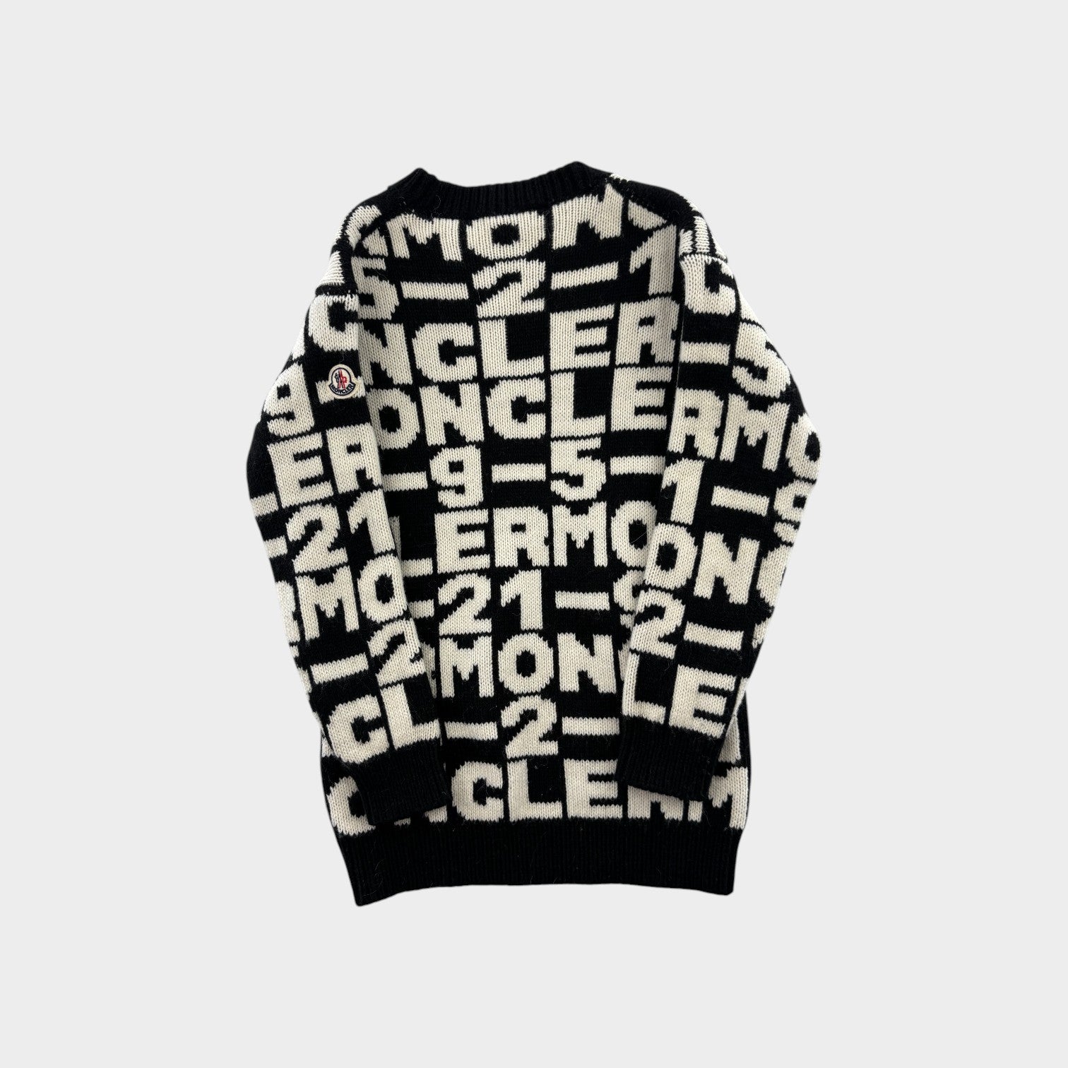 Moncler Logo Knit Jumper, Size 8