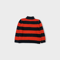 Retro Oshkosh B'Gosh Stripe Knit Quarter Zip, Size 5