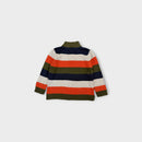 Retro Knit Quarter Zip Jumper, Size 5
