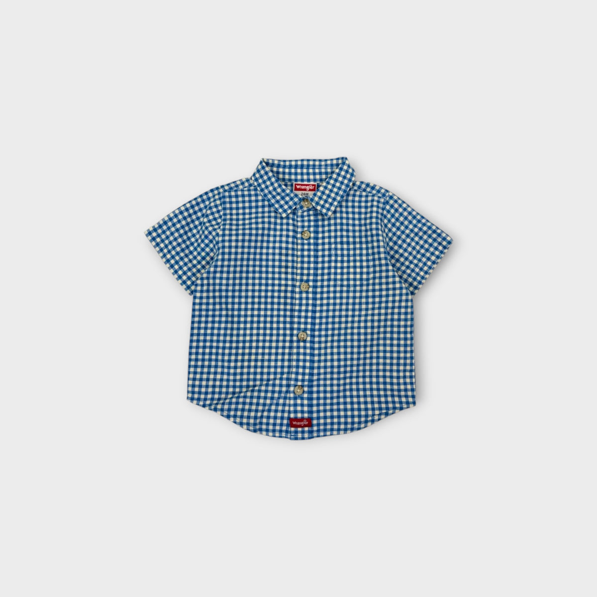 Retro Wrangler Gingham Shirt, Size 1