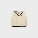 Vintage TH Cable Knit Vest, Size 00