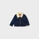 Retro Denim Fur Collar Jacket, Size 3