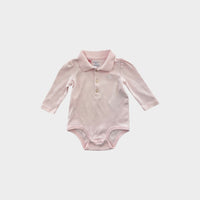 RL Pink Long Sleeve Bodysuit, Size 000