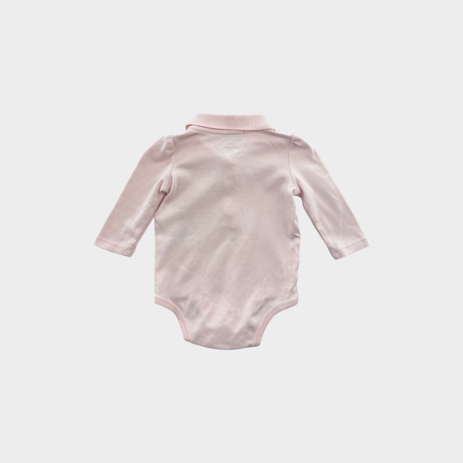 RL Pink Long Sleeve Bodysuit, Size 000