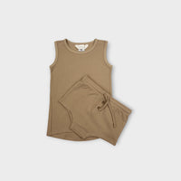 Susukoshi Beige PJ Set, Size 5