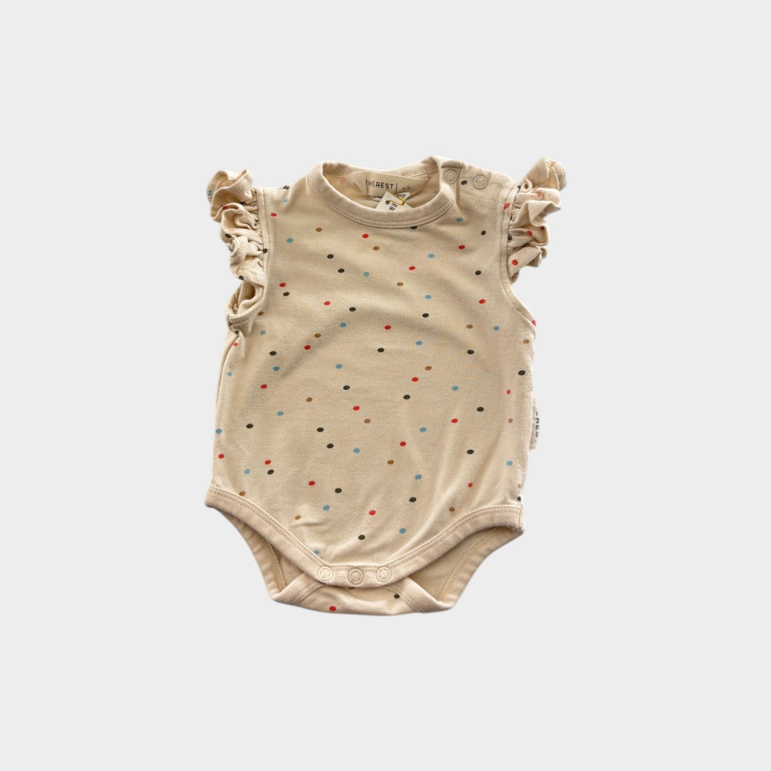 The Rest Dotty Bodysuit, Size 000