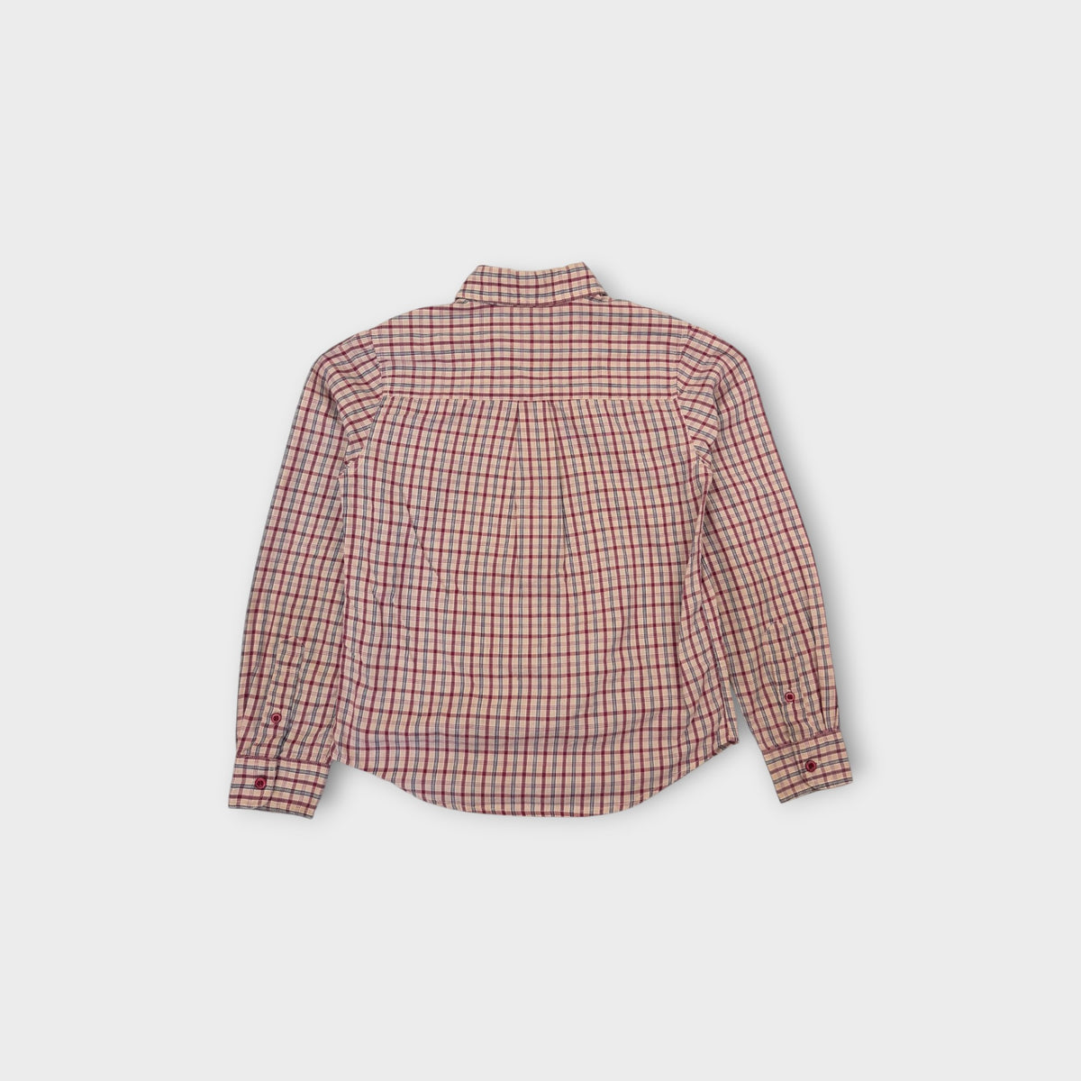 Vintage Plaid Shirt, Size 7-8