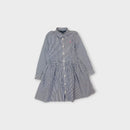 RL Stripe Long Sleeve Dress, Size 6