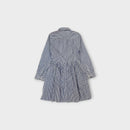 RL Stripe Long Sleeve Dress, Size 6