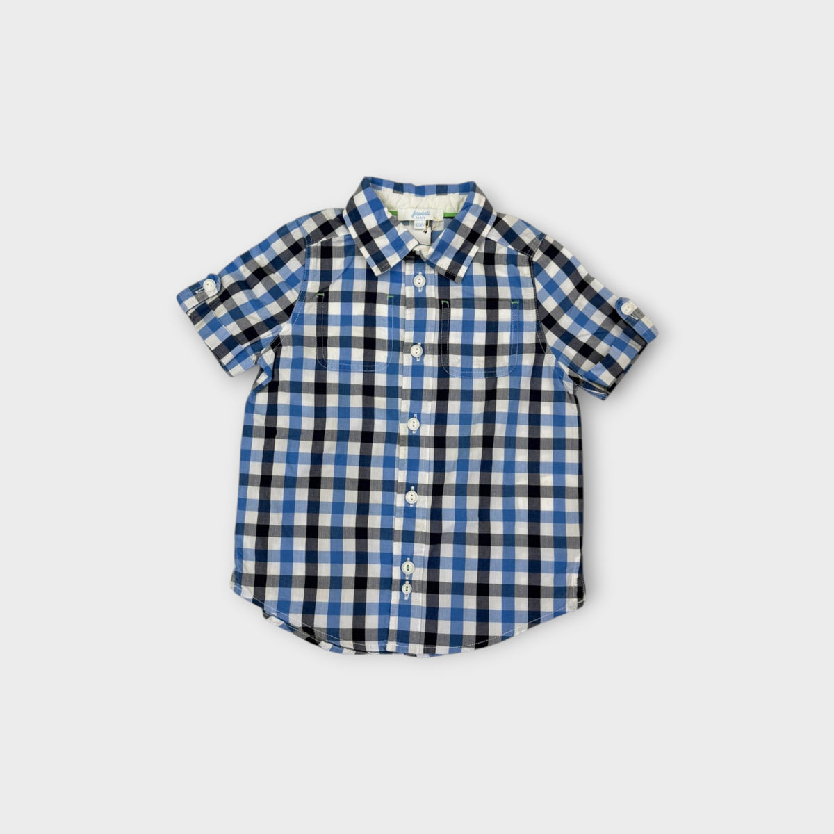 Jacadi Gingham Shirt, Size 3