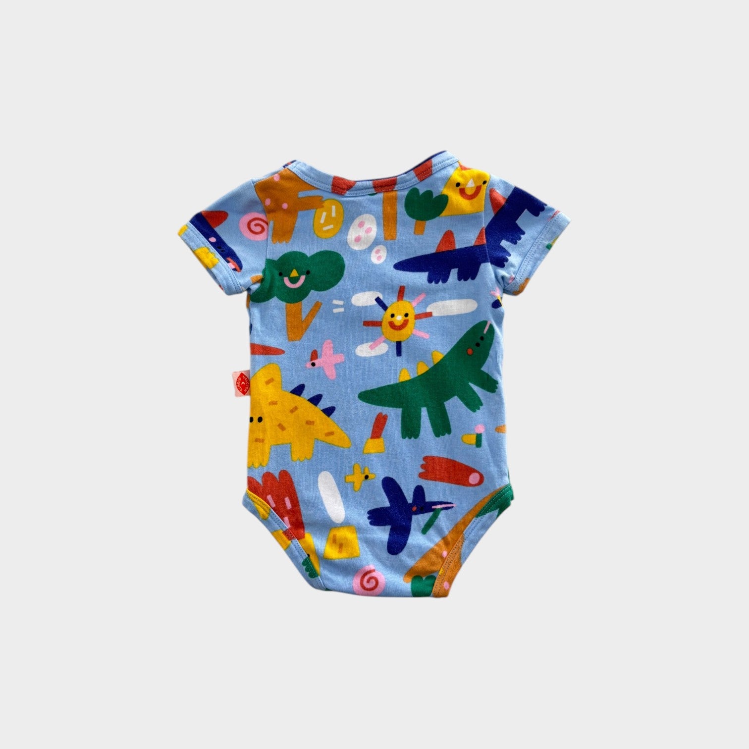 Halcyon Nights Abstract Dino Bodysuit, Size 000