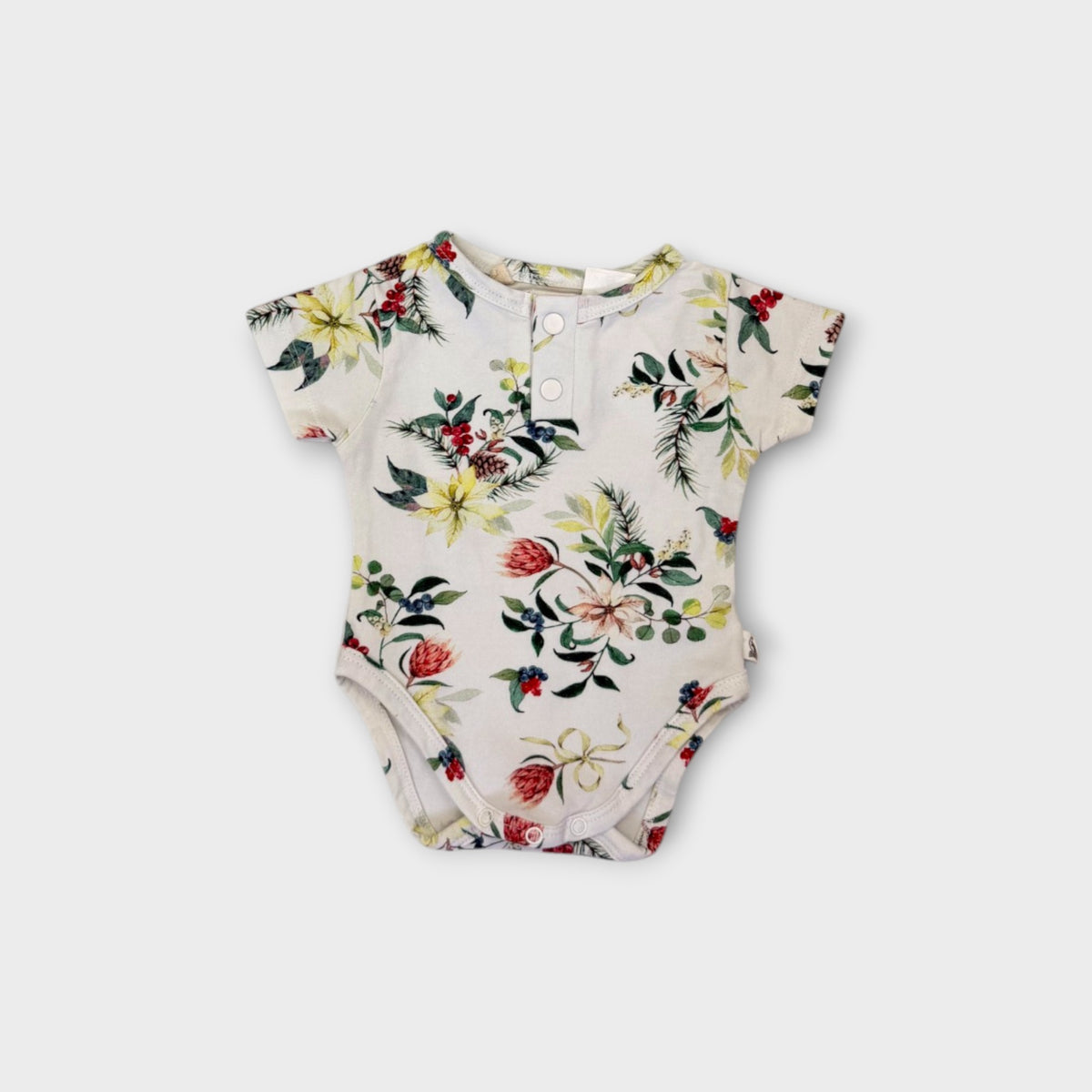 Snuggle Hunny Floral Bodysuit, Size 0000
