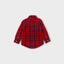 Wrangler Plaid Long Sleeve Shirt, Size 3