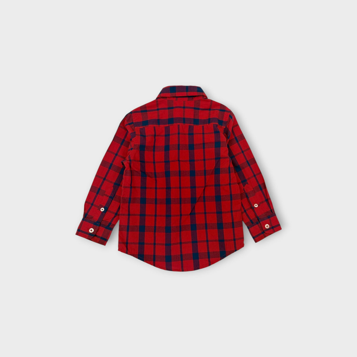 Wrangler Plaid Long Sleeve Shirt, Size 3