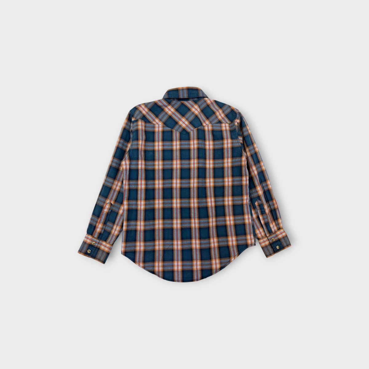 Vintage Wrangler Plaid Long Sleeve Shirt, Size 7