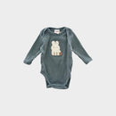 Seed Green Bunny Bodysuit, Size 0000