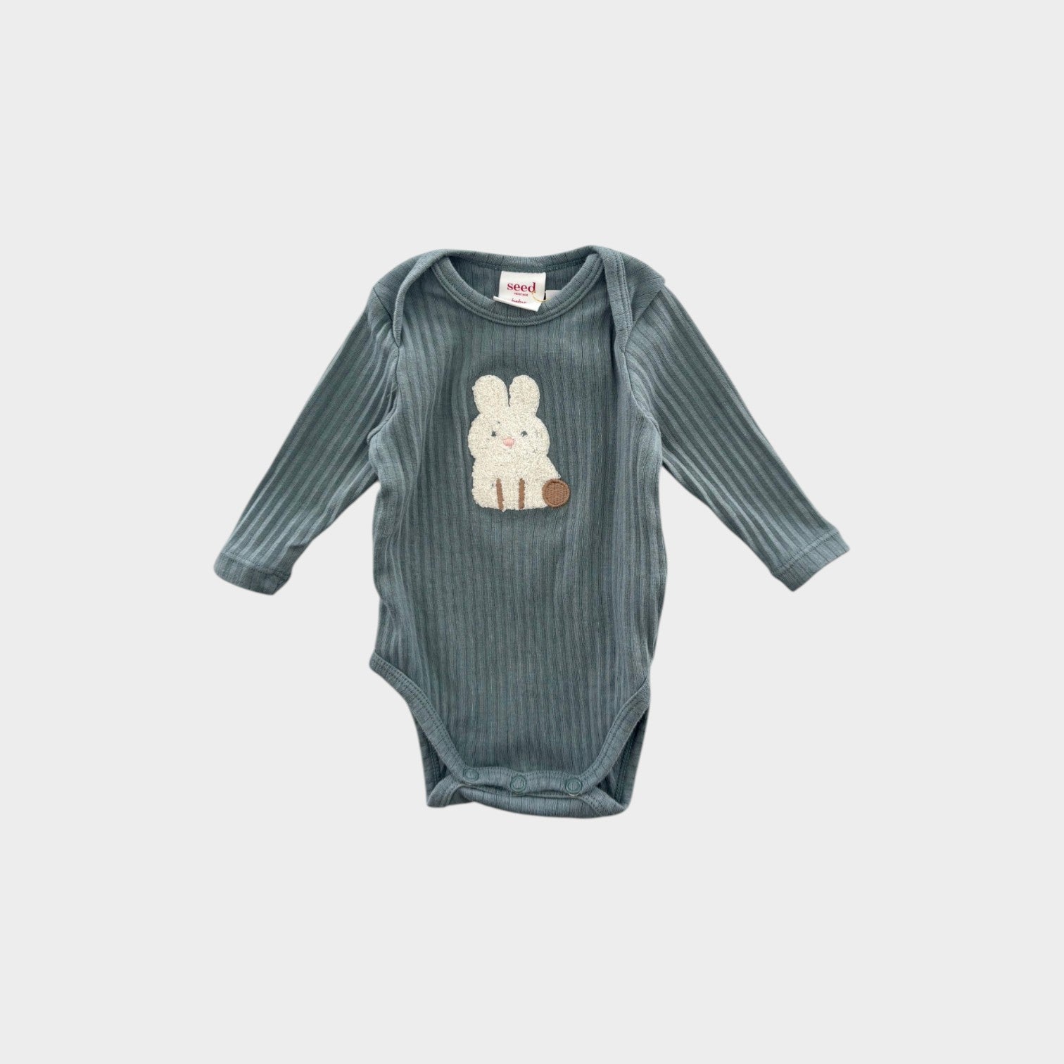 Seed Green Bunny Bodysuit, Size 0000