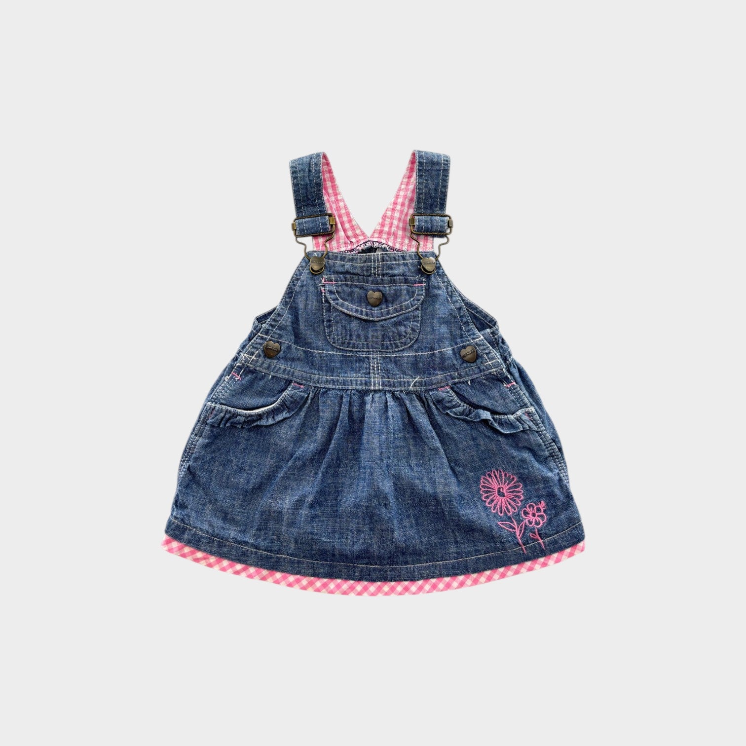 Carhartt Denim Pinafore Dress, Size 000