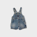 OshKosh Retro Denim Shortalls, Size 0