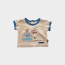 Retro Pumpkin Patch T-Shirt, Size 000