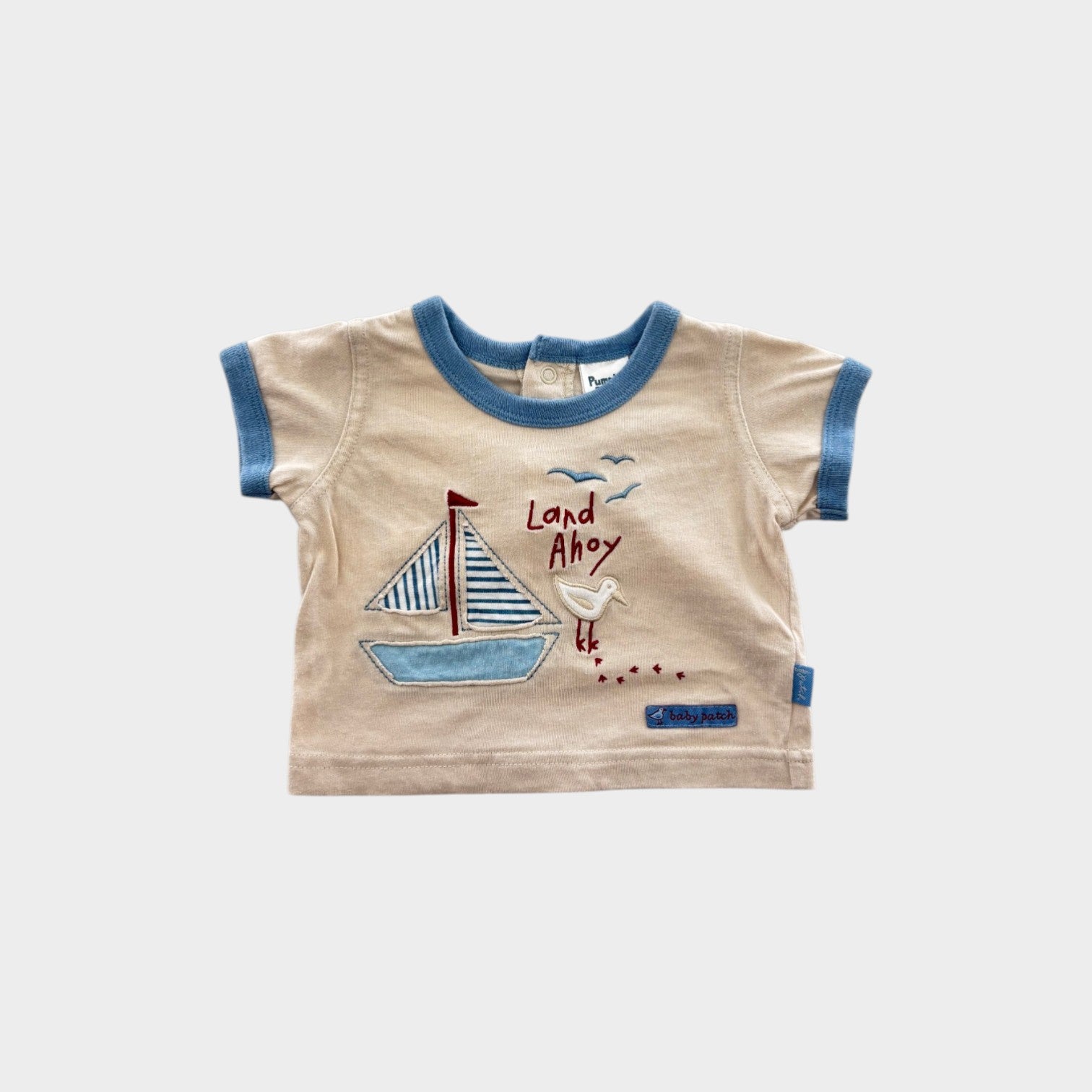 Retro Pumpkin Patch T-Shirt, Size 000