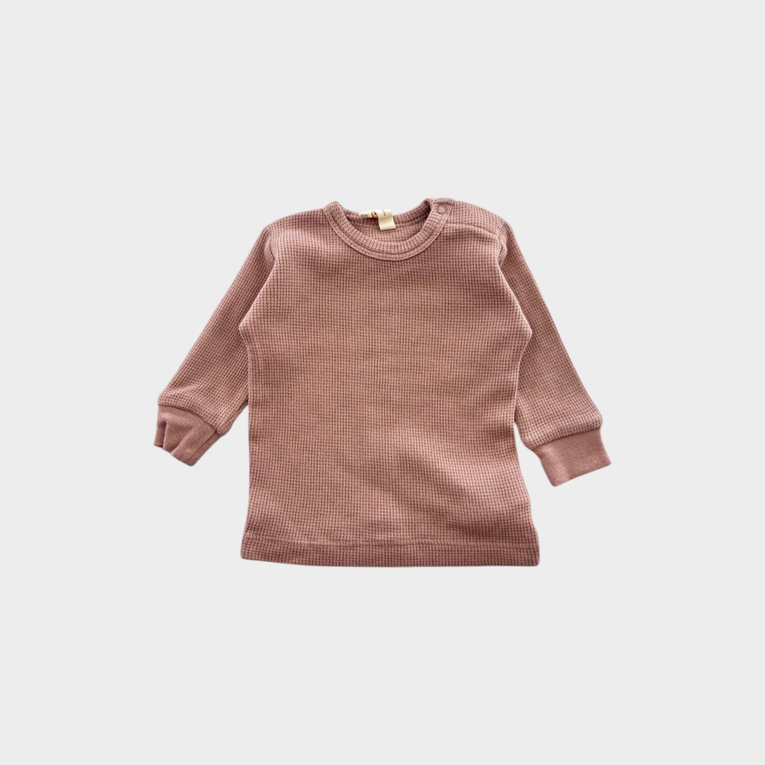 Quincy Mae Waffle Long Sleeve, Size 000