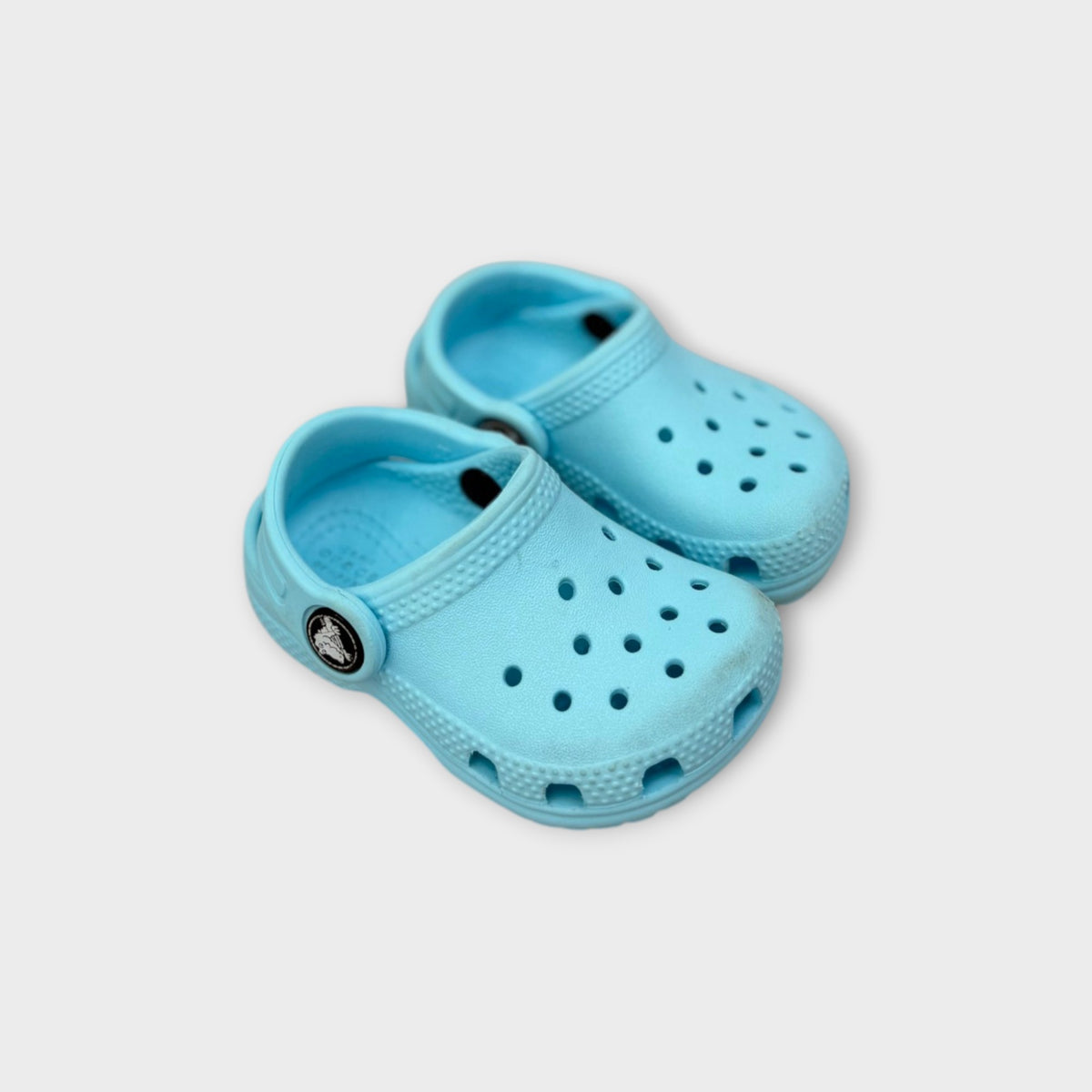 Light Blue Crocs, Size C4