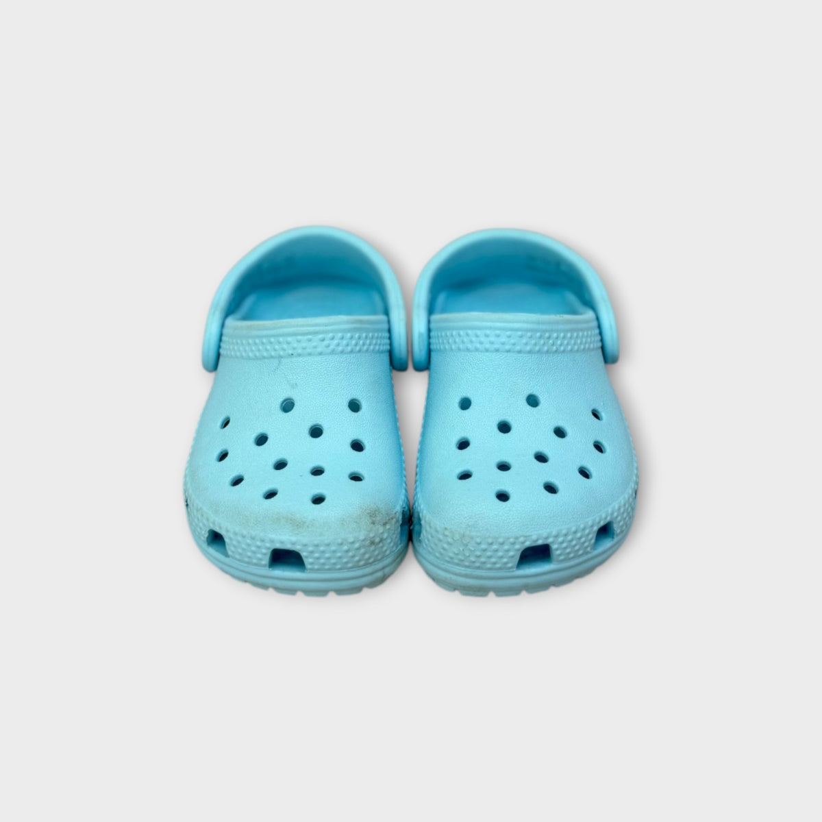 Light Blue Crocs, Size C4