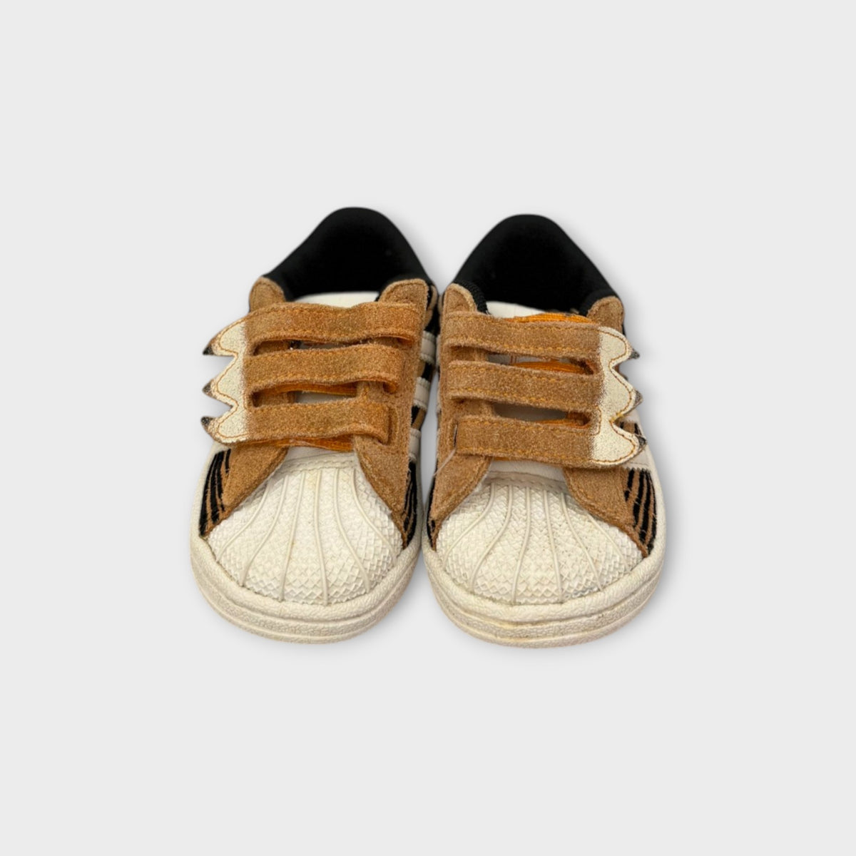 Adidas Tiger Stripe Sneaker, Size EU 19