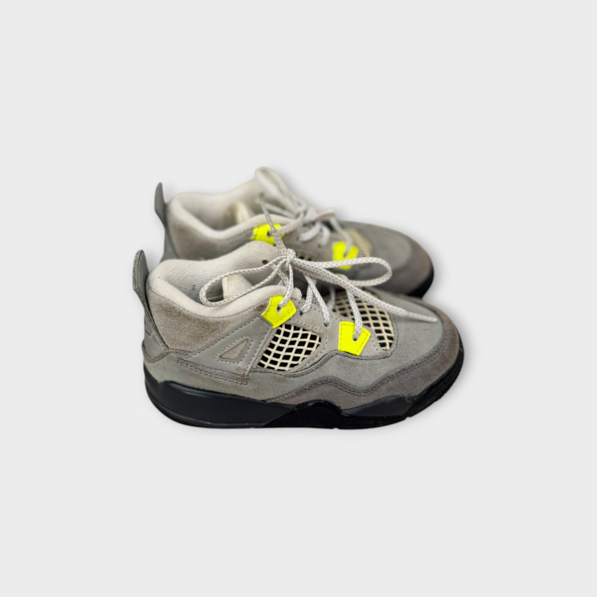 Nike Air Jordan IV 95 Neon Sneakers, Size EU 26