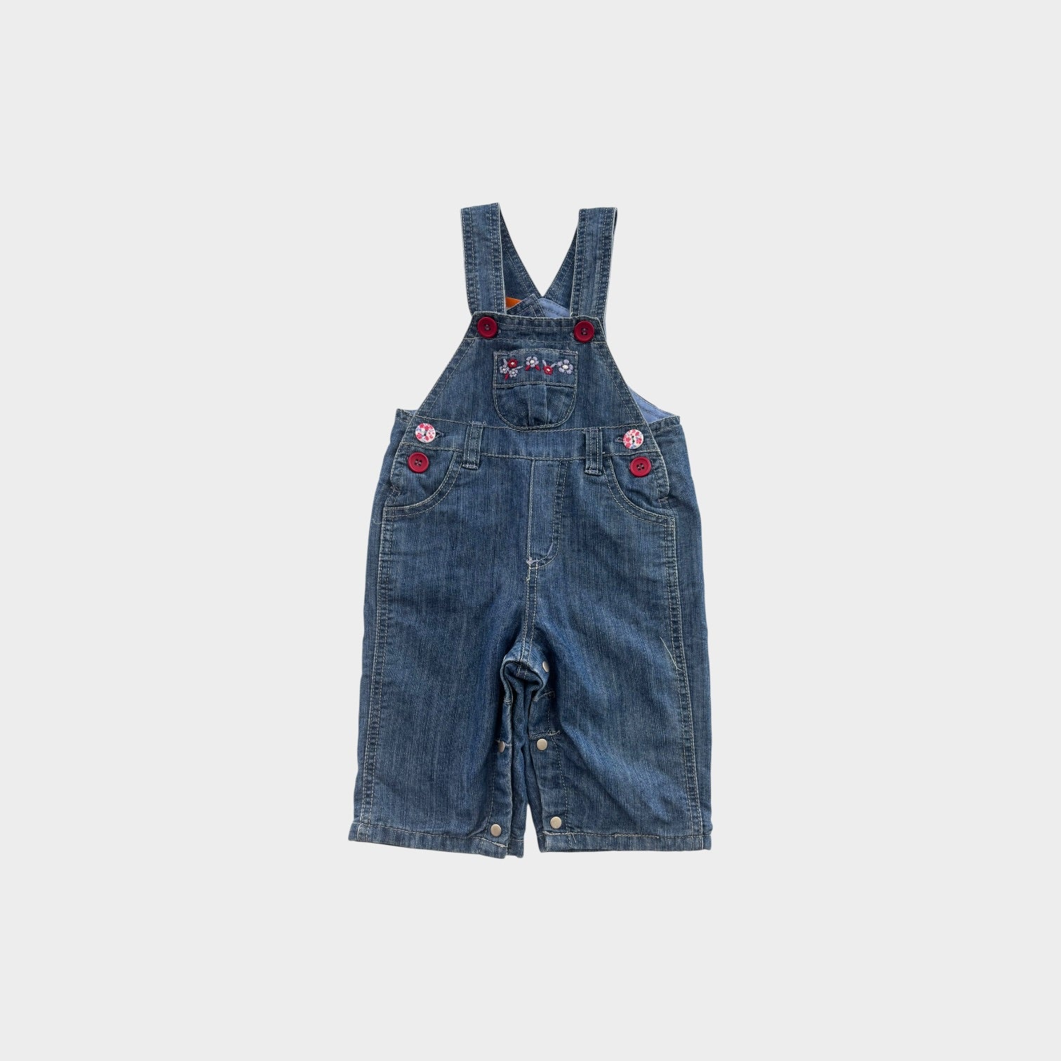 Retro Pumpkin Patch Overalls, Size 000