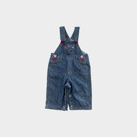Retro Pumpkin Patch Overalls, Size 000