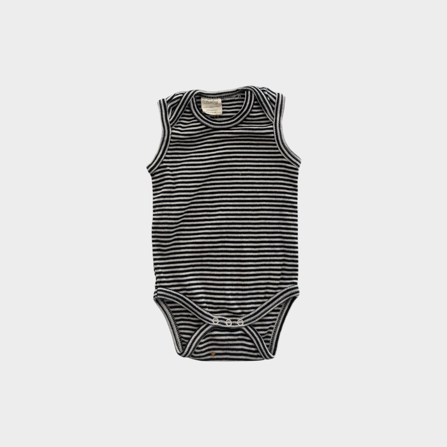 Nature Baby Stripe Bodysuit, Size 000