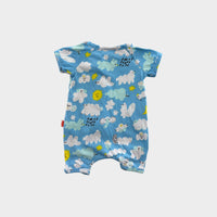 Halcyon Nights Cloud Print Growsuit, Size 0000