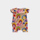 Halcyon Nights Rainbow Print Growsuit, Size 0000