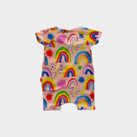 Halcyon Nights Rainbow Print Growsuit, Size 0000