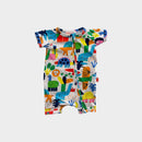 Halcyon Nights Dino Print Growsuit, Size 0000