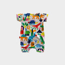 Halcyon Nights Dino Print Growsuit, Size 0000