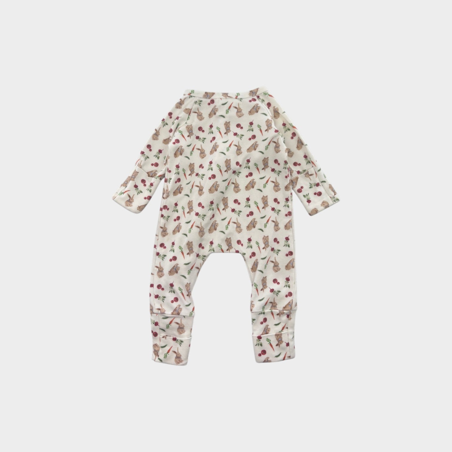 Homegrown Bunny Print Onesie, Size 00